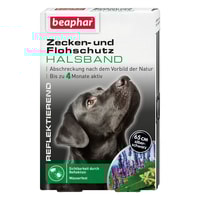 beaphar Zecken- und Flohschutz Halsband reflektierend für Hunde 65cm