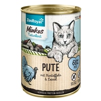 ZooRoyal Minkas Naturkost Adult Pute mit Kartoffeln &amp; Leinöl