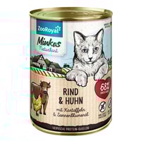 ZooRoyal Minkas Naturkost Adult Rind &amp; Huhn mit Kartoffeln &amp; Sonnenblumenöl