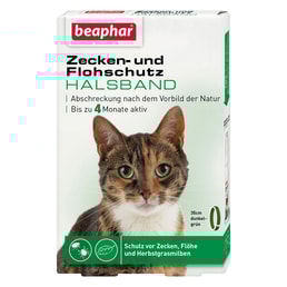 beaphar Zecken- und Flohschutz Halsband für Katzen 35cm