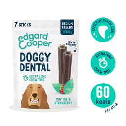 Edgard &amp; Cooper Doggy Dental Erdbeere/Minze M