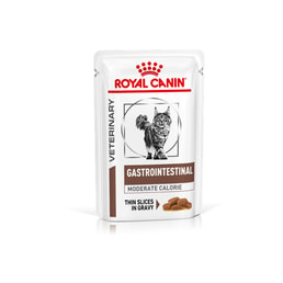 ROYAL CANIN® Veterinary GASTROINTESTINAL MODERATE CALORIE Nassfutter für Katzen 12x85g