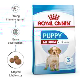 ROYAL CANIN MEDIUM Puppy Trockenfutter für Welpen mittelgroßer Hunderassen
