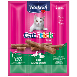 Vitakraft Cat-Stick mini Ente &amp; Kaninchen