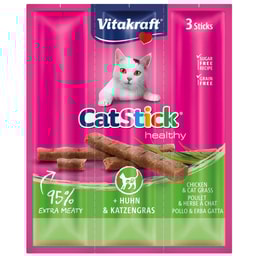 Vitakraft Cat Stick mini Huhn,Inulin&amp;Katzengras