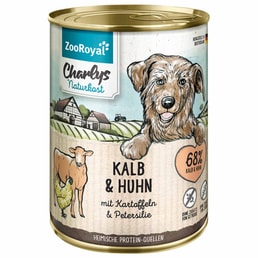 ZooRoyal Charlys Naturkost Kalb &amp; Huhn mit Kartoffeln &amp; Petersilie